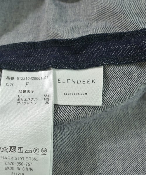 ELENDEEK（エレンディーク）ブラウス 紺 サイズ:F レディース/2200669493061