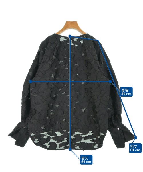 ELENDEEK（エレンディーク）ブラウス 黒 サイズ:F レディース/2200671207137