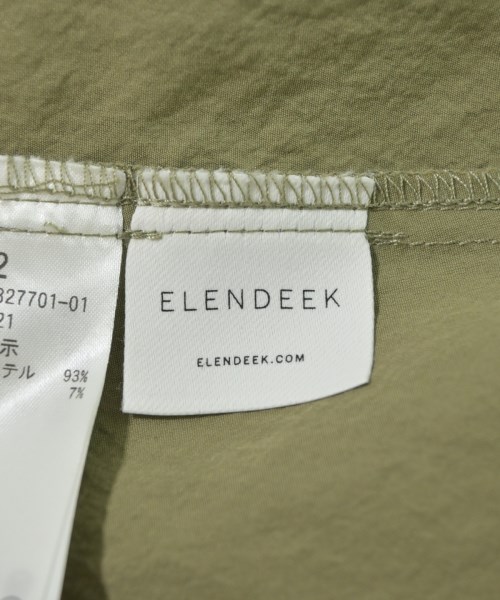 ELENDEEK（エレンディーク）ワンピース カーキ サイズ:02(M位) レディース/2200723749127