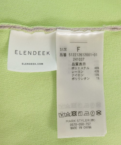 ELENDEEK（エレンディーク）カーディガン ベージュ サイズ:F レディース/2200726563041