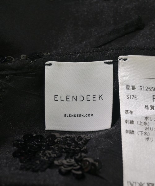 ELENDEEK（エレンディーク）ブラウス 黒 サイズ:F レディース/2200715004036