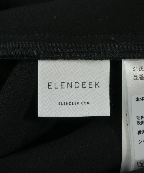 ELENDEEK（エレンディーク）ワンピース 黒 サイズ:01(S位) レディース/2200716030065
