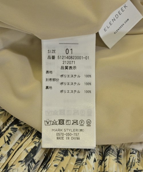 ELENDEEK（エレンディーク）ロング・マキシ丈スカート ピンク サイズ:1(S位) レディース/2200721338026