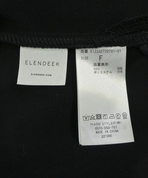 ELENDEEK（エレンディーク）ブラウス 黒 サイズ:F レディース/2200719033063