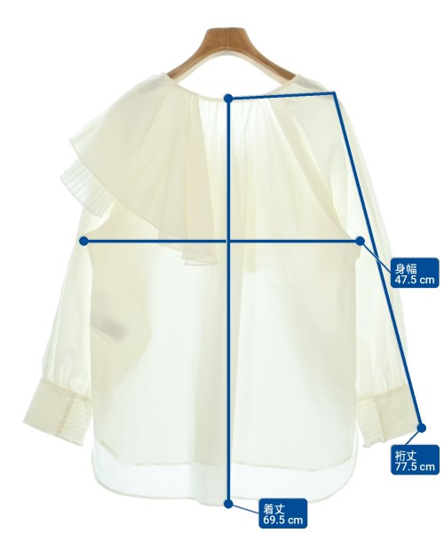 ELENDEEK（エレンディーク）ブラウス 白 サイズ:F レディース/2200721896137