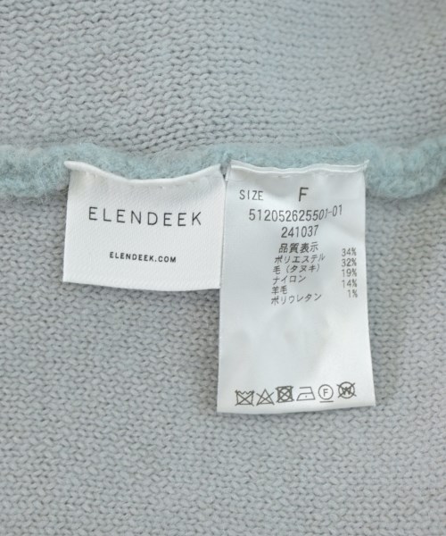 ELENDEEK（エレンディーク）カーディガン 青 サイズ:F レディース/2200683394016