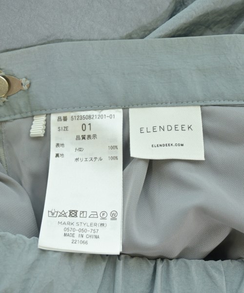 ELENDEEK（エレンディーク）ロング・マキシ丈スカート 青 サイズ:01(S位) レディース/2200680592064