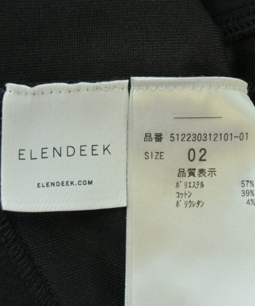 ELENDEEK（エレンディーク）ブラウス 黒 サイズ:02(M位) レディース/2200678807057