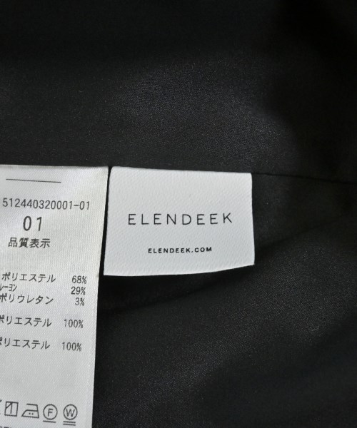 ELENDEEK（エレンディーク）ワンピース 黒 サイズ:1(S位) レディース/2200686162070