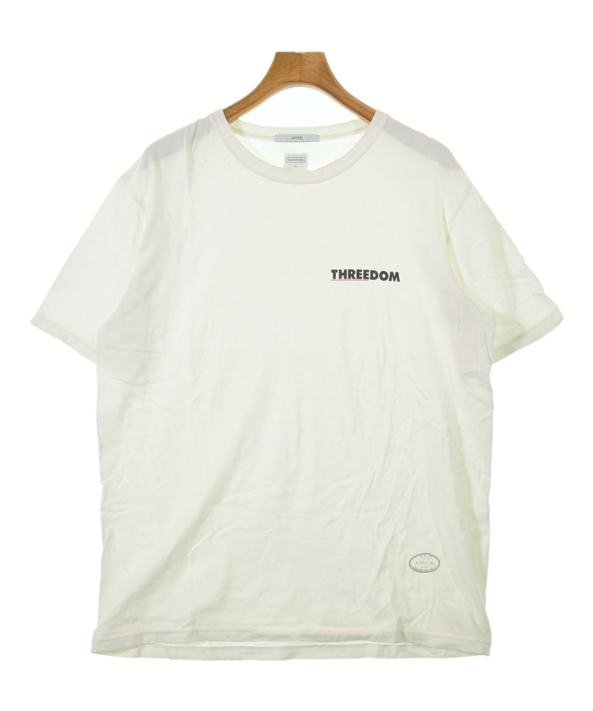UN3D.（アンスリード）Tシャツ・カットソー 白 サイズ:XL メンズ