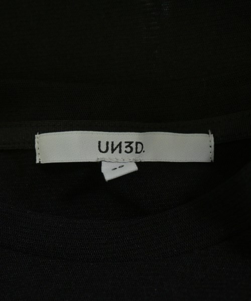 UN3D.（アンスリード）Tシャツ・カットソー 黒 サイズ:36(S位) レディース/2200635796080