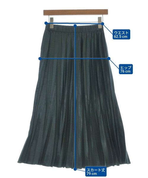 UN3D.（アンスリード）ロング・マキシ丈スカート 緑 サイズ:36(S位) レディース/2200622627021