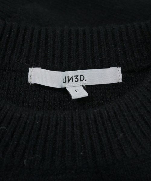 UN3D.（アンスリード）ニット・セーター 黒 サイズ:F レディース/2200635568014