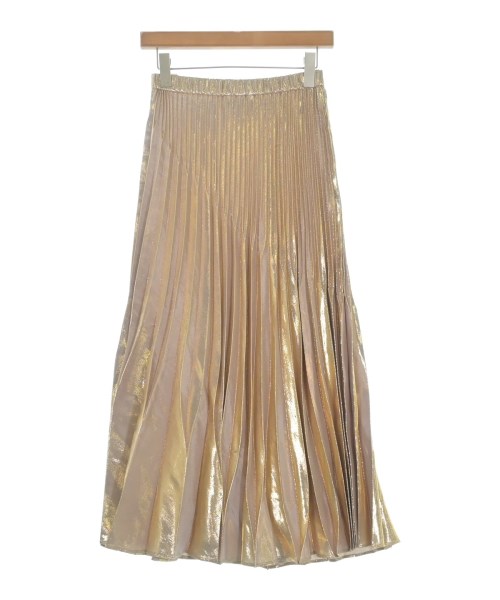 UN3D.（アンスリード）ロング・マキシ丈スカート ゴールド サイズ:38(M位) レディース/2200613130127