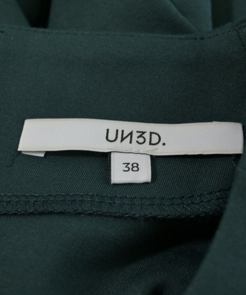 UN3D.（アンスリード）ワンピース 緑 サイズ:38(M位) レディース/2200622544045