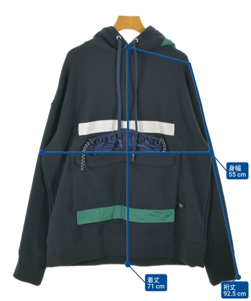 UN3D.（アンスリード）パーカー 紺 サイズ:F レディース/2200611712172