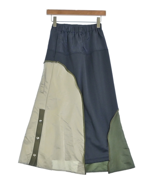 UN3D.（アンスリード）ロング・マキシ丈スカート 紺 サイズ:36(S位) レディース/2200611712417