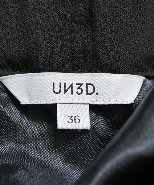 UN3D.（アンスリード）ロング・マキシ丈スカート 黒 サイズ:36(S位) レディース/2200613237055