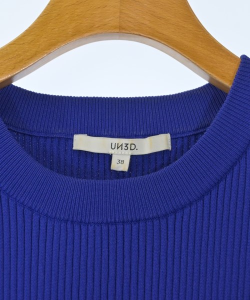 UN3D.（アンスリード）ワンピース 青 サイズ:38(M位) レディース/2200615353067