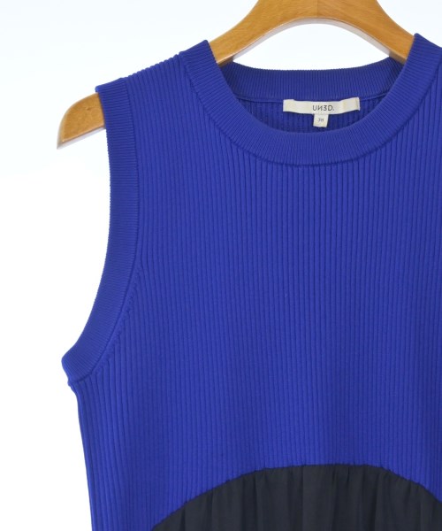 UN3D.（アンスリード）ワンピース 青 サイズ:38(M位) レディース/2200615353067