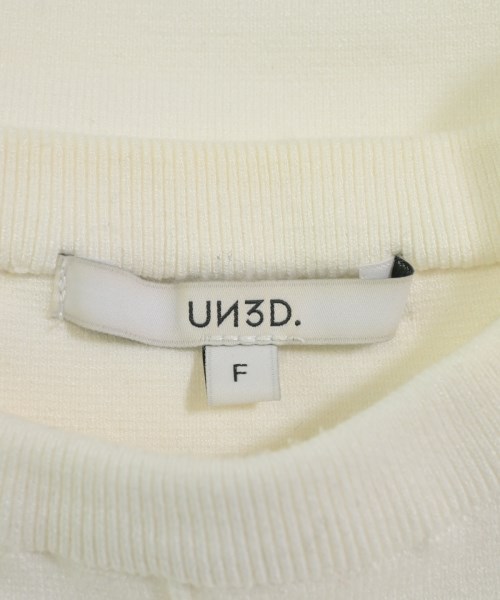 UN3D.（アンスリード）ニット・セーター 白 サイズ:F レディース/2200615353104