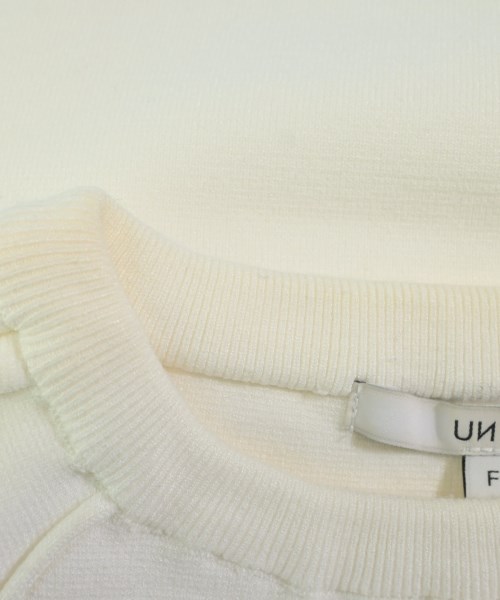 UN3D.（アンスリード）ニット・セーター 白 サイズ:F レディース/2200615353104