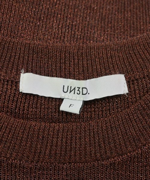 UN3D.（アンスリード）ニット・セーター 赤 サイズ:F レディース/2200615353326