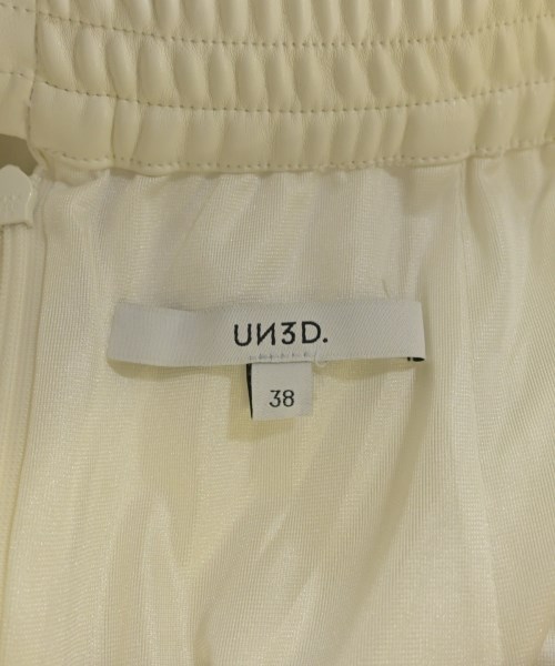 UN3D.（アンスリード）ロング・マキシ丈スカート 白 サイズ:38(M位) レディース/2200632427017