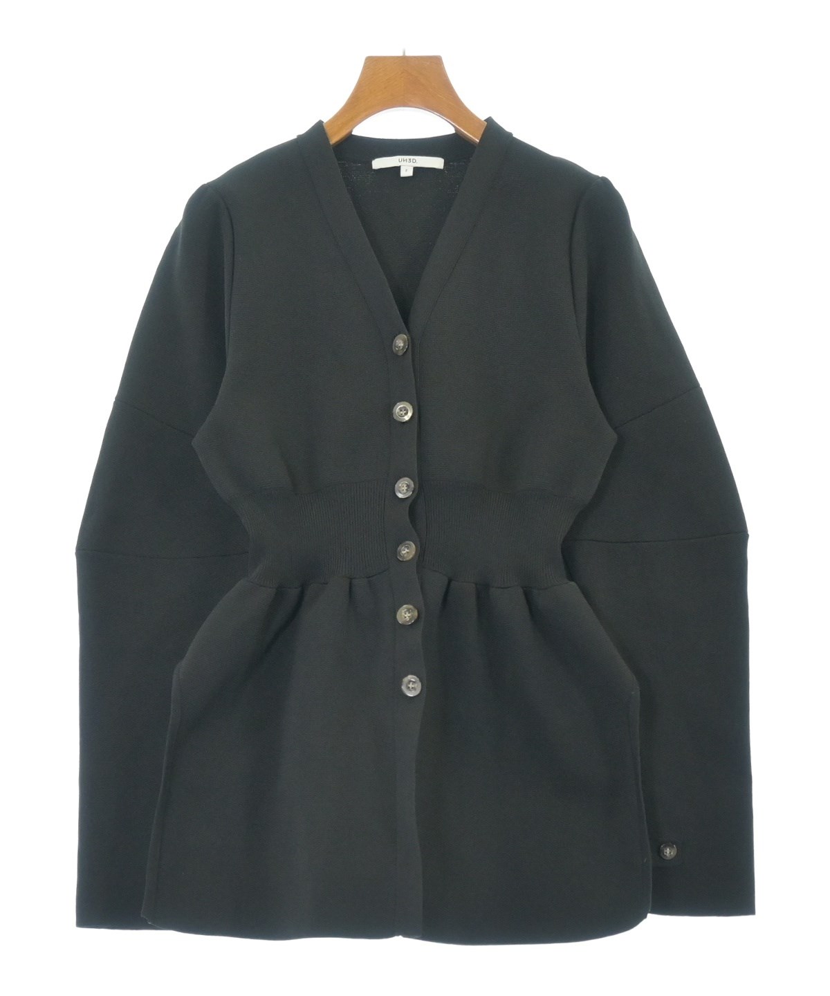 UN3D.（アンスリード）カーディガン 黒 サイズ:F レディース