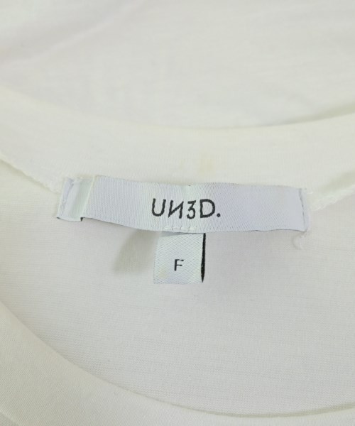 UN3D.（アンスリード）Tシャツ・カットソー 白 サイズ:F レディース/2200610869044