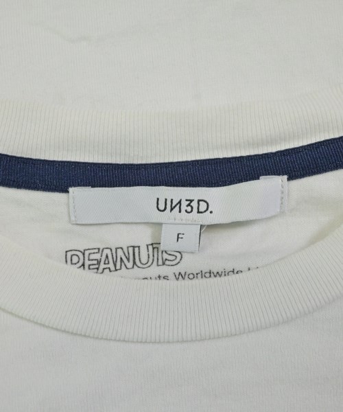 UN3D.（アンスリード）Tシャツ・カットソー 白 サイズ:F レディース/2200604294142