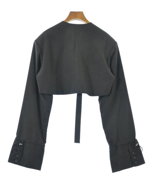 UN3D.（アンスリード）ノーカラージャケット 黒 サイズ:36(M位) レディース/2200675235037