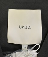 UN3D.（アンスリード）ノーカラージャケット 黒 サイズ:36(M位) レディース/2200675235037