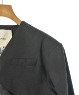 UN3D.（アンスリード）ノーカラージャケット 黒 サイズ:36(M位) レディース/2200675235037