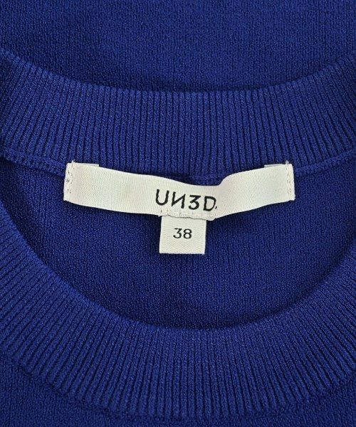 UN3D.（アンスリード）ニット・セーター 青 サイズ:38(M位) レディース/2200675475082