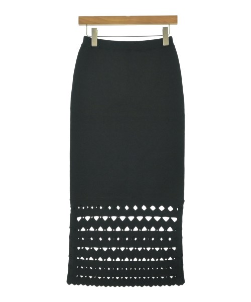 UN3D.(アンスリード)ロング・マキシ丈スカート 黒 サイズ:36(S位)/2200672289279