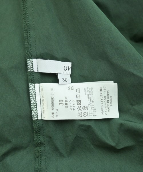UN3D.（アンスリード）ワンピース 緑 サイズ:36(S位) レディース/2200678093023