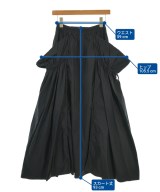 UN3D.（アンスリード）ロング・マキシ丈スカート 黒 サイズ:36(S位) レディース/2200678792032