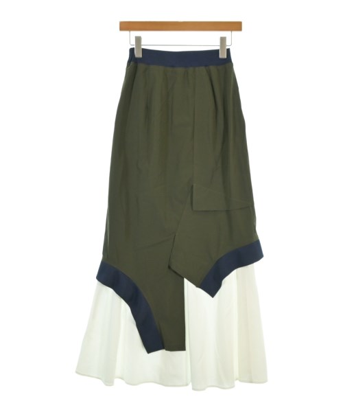 UN3D.（アンスリード）ロング・マキシ丈スカート カーキ サイズ:38(M位) レディース/2200678792063