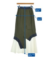 UN3D.（アンスリード）ロング・マキシ丈スカート カーキ サイズ:38(M位) レディース/2200678792063