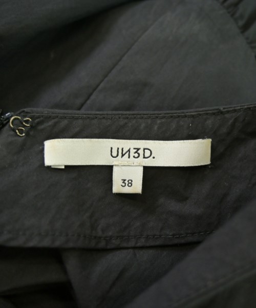 UN3D.（アンスリード）ワンピース 黒 サイズ:38(M位) レディース/2200678792124