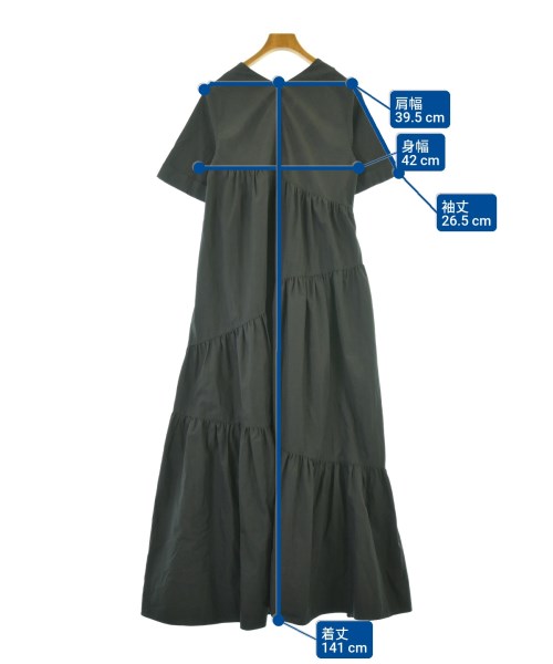 UN3D.（アンスリード）ワンピース 黒 サイズ:38(M位) レディース/2200678792124