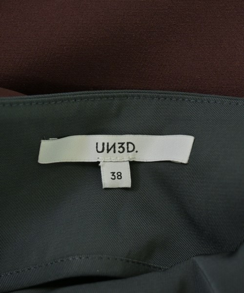 UN3D.（アンスリード）ワンピース 赤 サイズ:38(M位) レディース/2200678792162