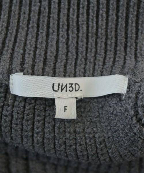 UN3D.（アンスリード）ニット・セーター グレー サイズ:F レディース/2200646673011