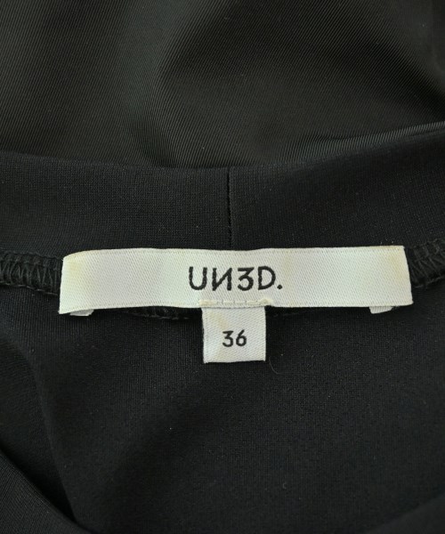 UN3D.（アンスリード）Tシャツ・カットソー 黒 サイズ:36(S位) レディース/2200655639114