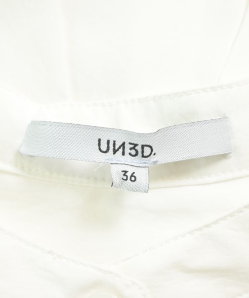 UN3D.（アンスリード）シャツワンピース 白 サイズ:36(S位) レディース/2200655674115