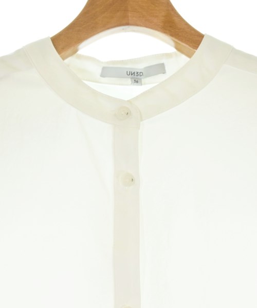 UN3D.（アンスリード）シャツワンピース 白 サイズ:36(S位) レディース/2200655674115