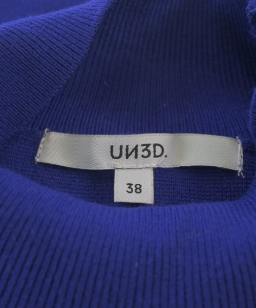 UN3D.（アンスリード）ワンピース 青 サイズ:38(M位) レディース/2200655461012