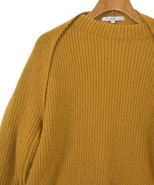 UN3D.（アンスリード）ニット・セーター 黄 サイズ:F/F レディース/2200658140037