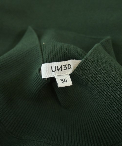 UN3D.（アンスリード）ニット・セーター 緑 サイズ:36(S位) レディース/2200645984118